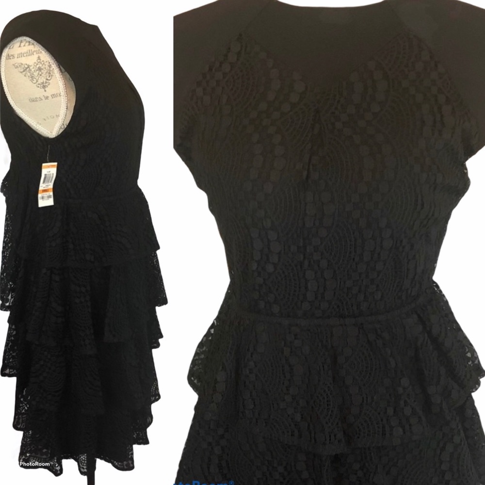 NWT ALFANI LACE LAYERED EVENING DRESS😍